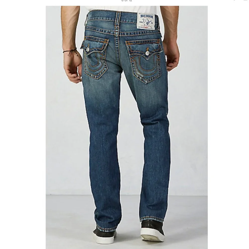 True Religion Straight Flap Jeans